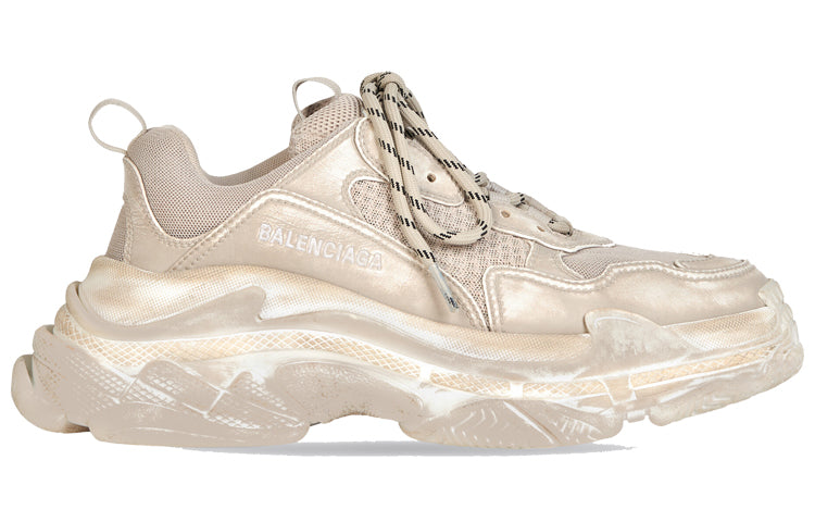 (WMNS) Balenciaga Triple S Sneaker 'Light Beige Faded' 524039W3CN39700
