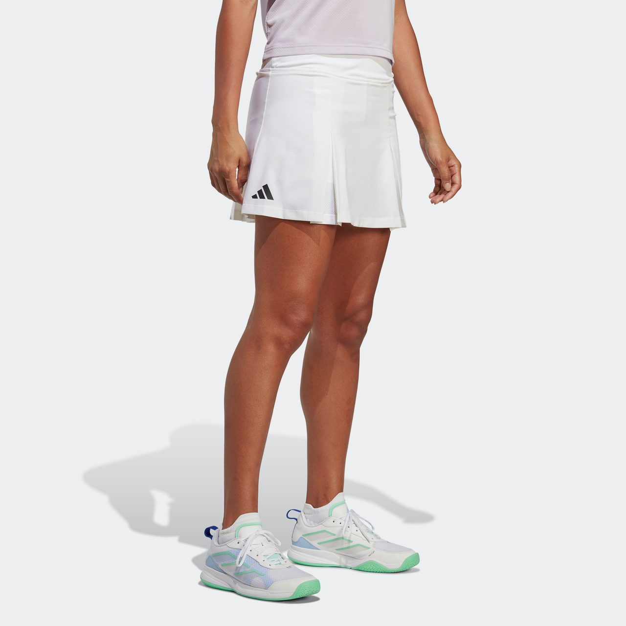 (WMNS) adidas Club Tennis Pleated Skirt Asia Sizing 'White' HT7184