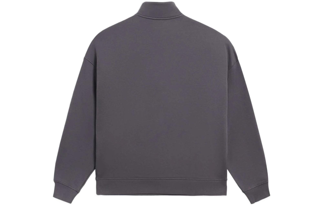 Li-Ning Logo Half Zip Sweatshirt 'Dark Grey' AWDSA05-1