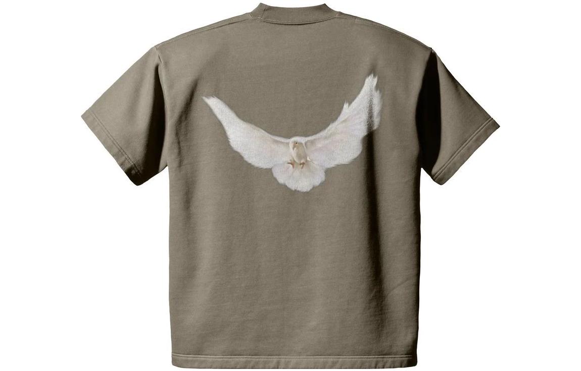 Yeezy Gap Engineered by Balenciaga SS22 Dove Padded Heavy Fleece Tee 'Beige' 719624TMVQ5