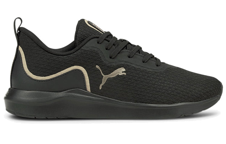 (WMNS) PUMA Softride Finesse 'Black Team Gold' 195086-02