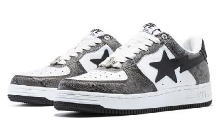 A BATHING APE Bape Sta 'Black Snakeskin' 1I80-191-009-BLK