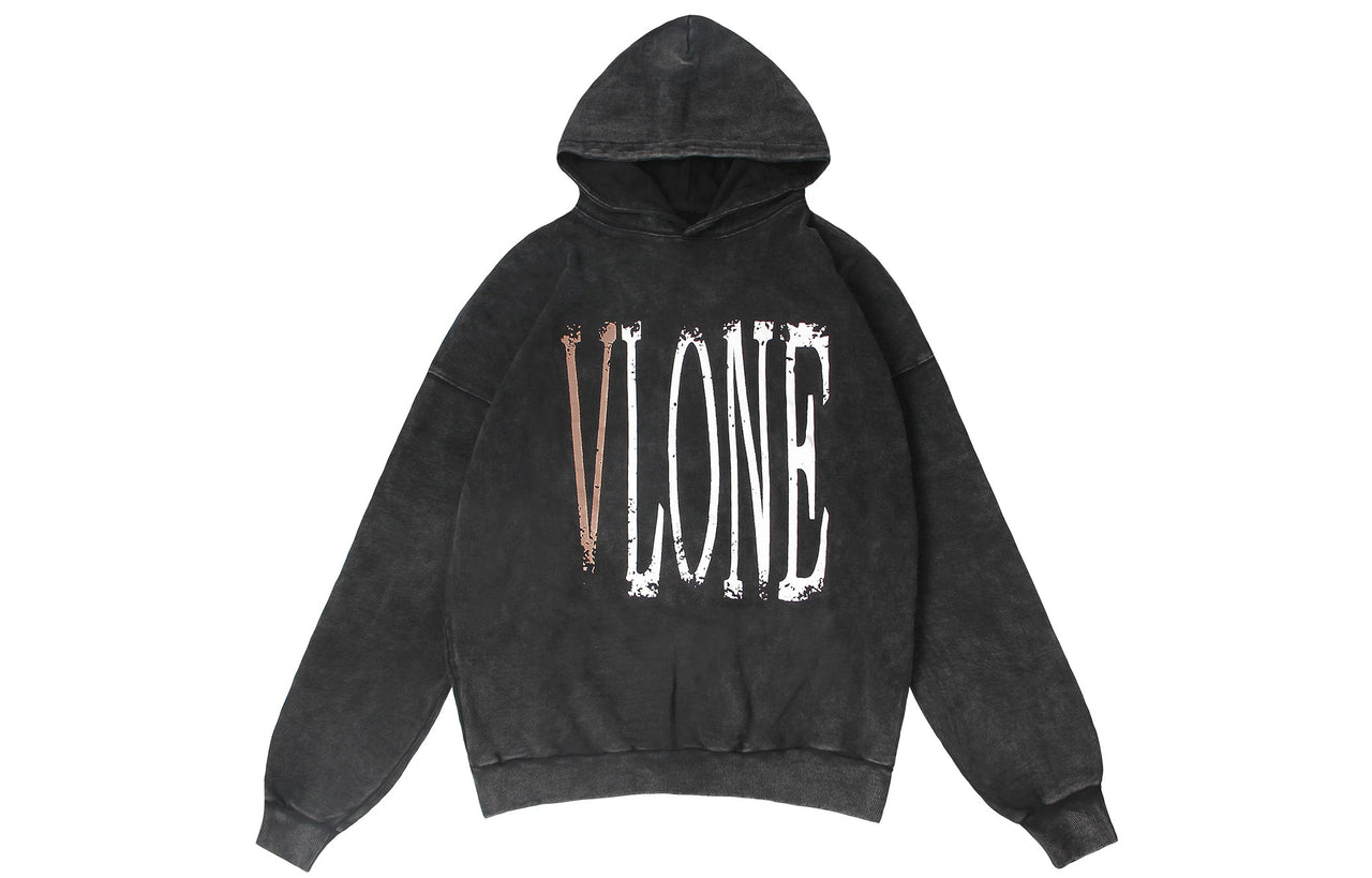 VLONE Live Alone Die Alone Hoodie 'Black Brown' VLHD24003-BK