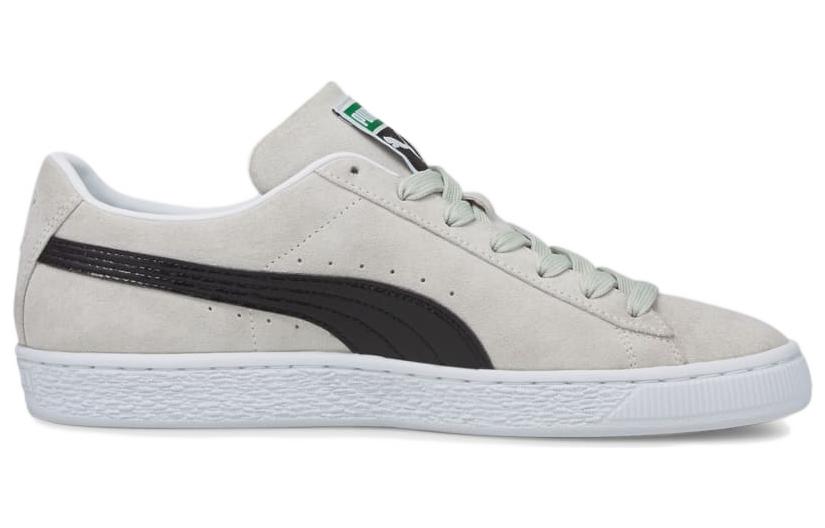 PUMA Suede Croc Retro Casual Skateboarding Shoes Unisex Gray White 384852-02