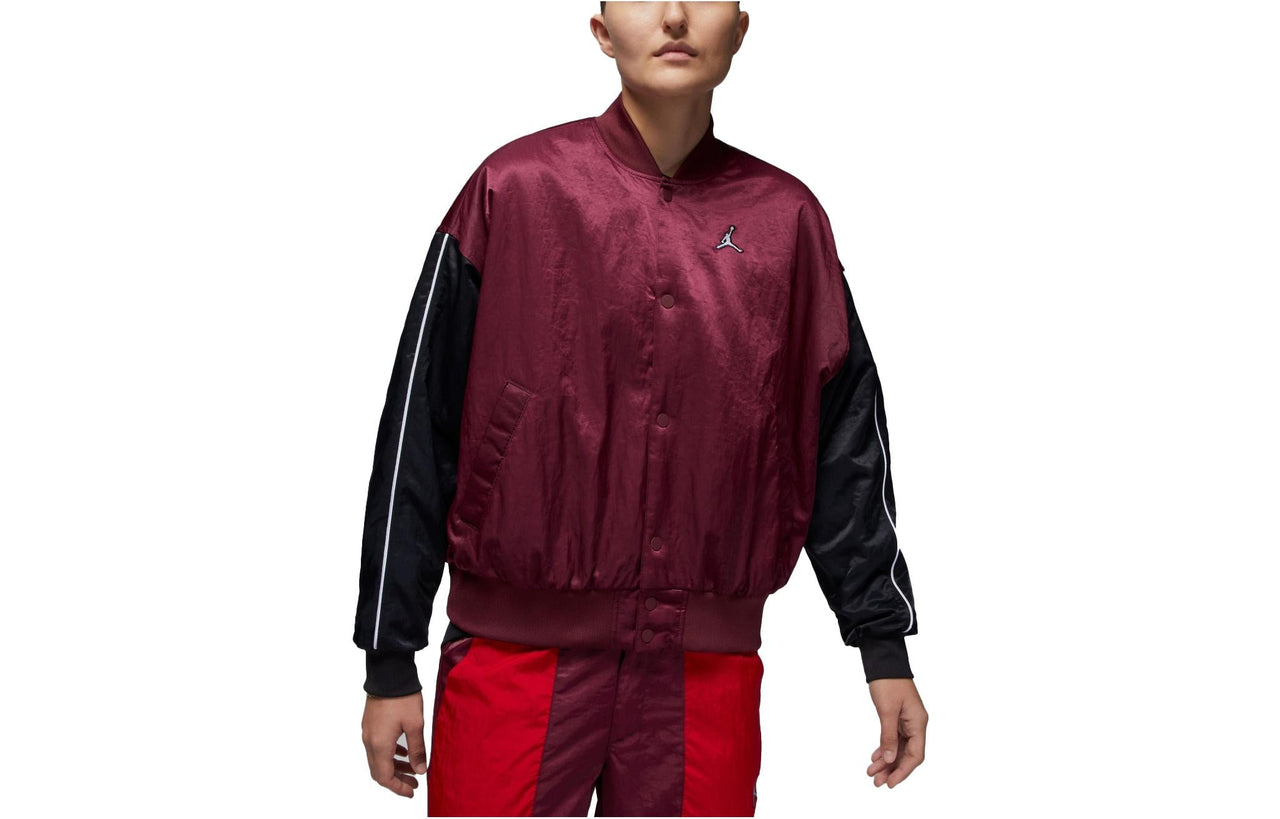 (WMNS) Air Jordan Flight Renegade Jacket 'Cherrywood Red' DV1414-645