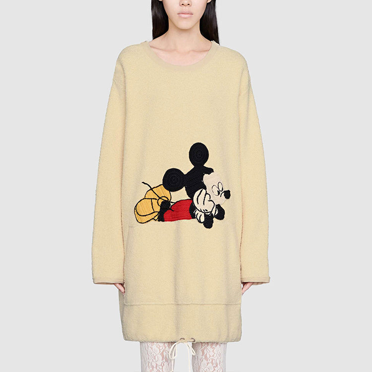 (WMNS) Gucci x Disney Cotton Crew Neck Dress 'Beige' 606143-XKA5G-9200
