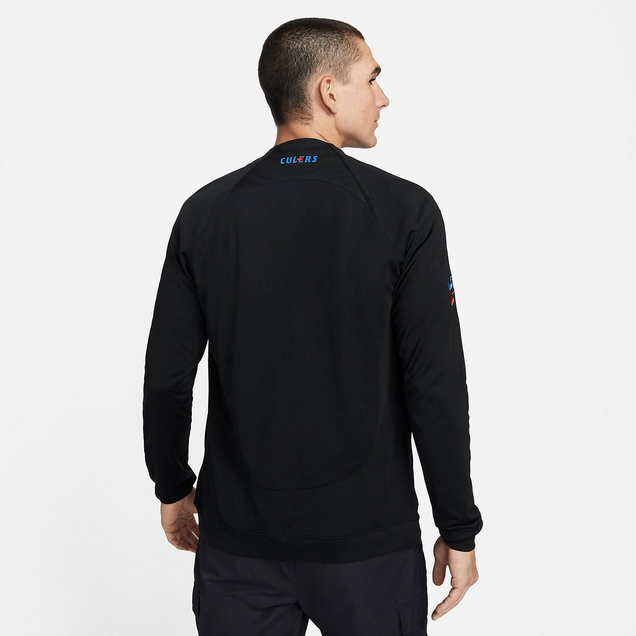 Nike F.C. Barcelona Academy Pro Knit Football Jacket 'Black' DN3077-010
