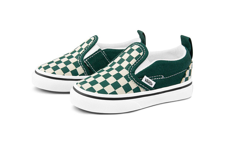 Vans Old Skool V Toddler Green/White Checkboard VN0A34882NH