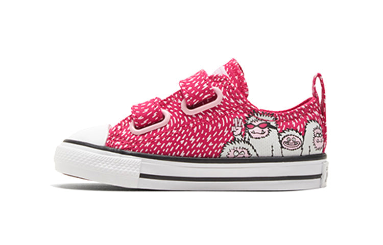 (TD) Converse Chuck Taylor All Star 2V Pink Snowman Low 'Pink Blue' 769304C