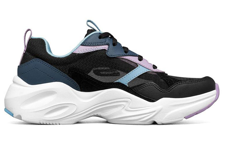 (WMNS) Skechers Stamina Airy Low-Top Running Shoes Black/Blue 896003-BKMT