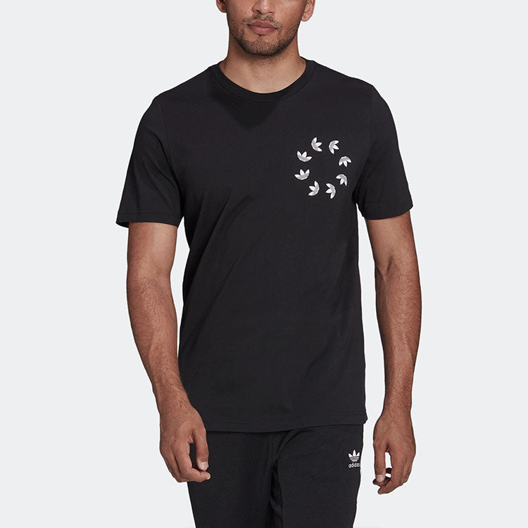 adidas originals Adicolor Spinner T-shirt 'Black' HC4487