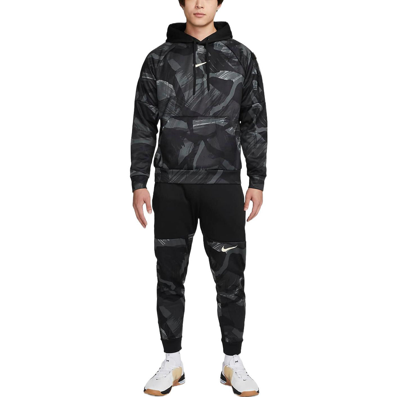 Nike Therma-FIT hooded jacket 'Grey Black' DQ6950-010