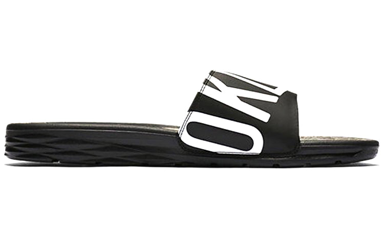 Nike BENASSI SOLARSOFT NBA Slide 'Brooklyn Black' 917551-002