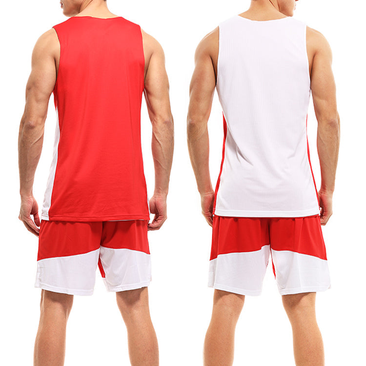 Nike Sports Training Breathable Shorts Red White Splicing 867768-658