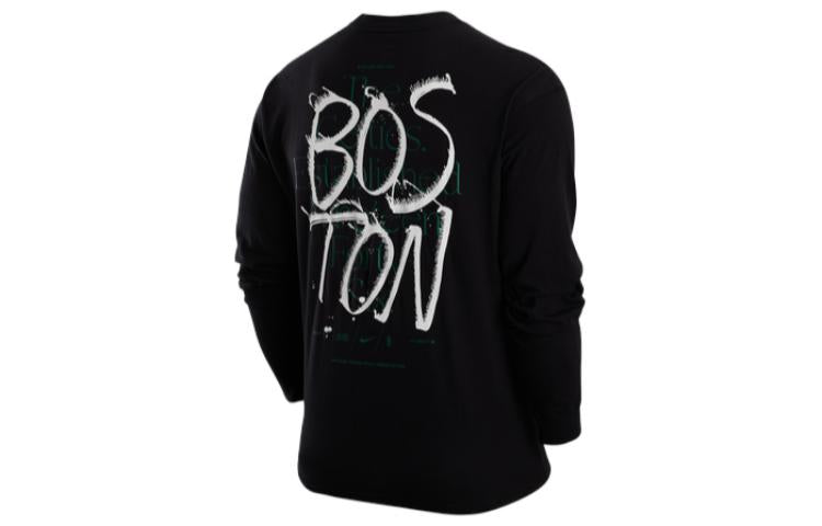 Nike Graphic printed Boston logo T-shirt 'Black' DR6336-010