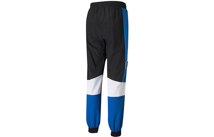 PUMA Scuderia Ferrari Race Street Woven Pants 'Black White Blue' 597940-02