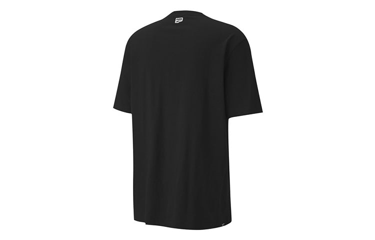 PUMA Downtown Printing Casual Short Sleeve Black 599177-01