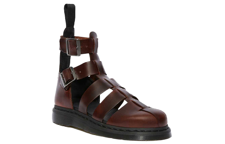 Dr. Martens Geraldo Leather Brown Sandals 20769211