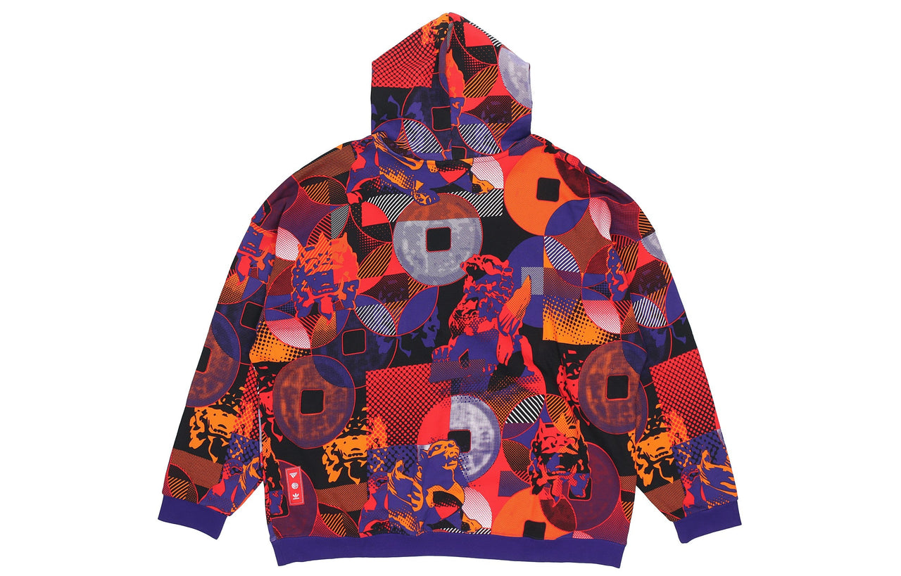 Men's adidas originals Series Cny Casual Sports Hooded Pullover Purple GN5448