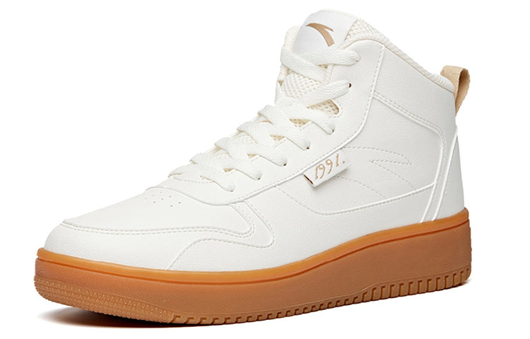 ANTA High Top Skateboarding Shoes 'White Gum' 912038010-13
