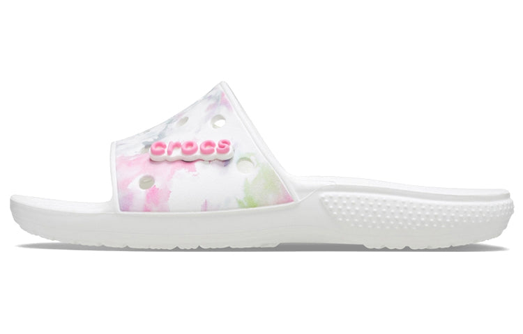 Crocs Classic Bleach Dye Slides 'White Pink' 207411-94S