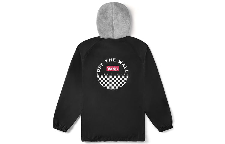 (WMNS) Vans hooded casual Jacket Black VN0A4BR8BLK