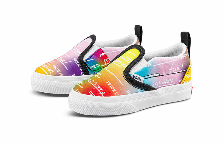 Vans Slip-On Low Tops Casual Skateboarding Shoes Multi-Color VN000UBSASA