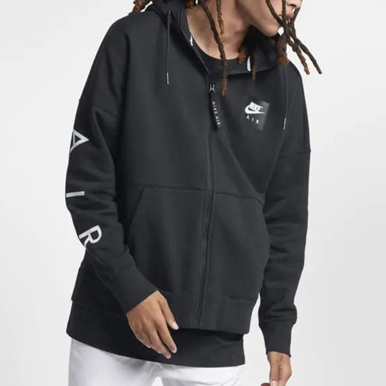 Nike AS NSW Air Full Zip Fleece Hoodie 'Black' 886045-010