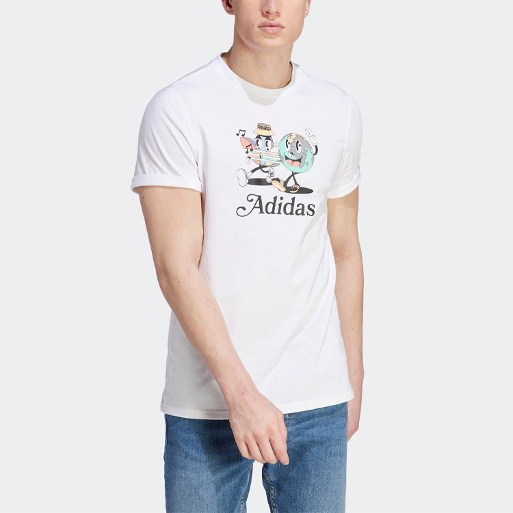 adidas originals Enjoy Summer Graphic Tee 'White' IT8185