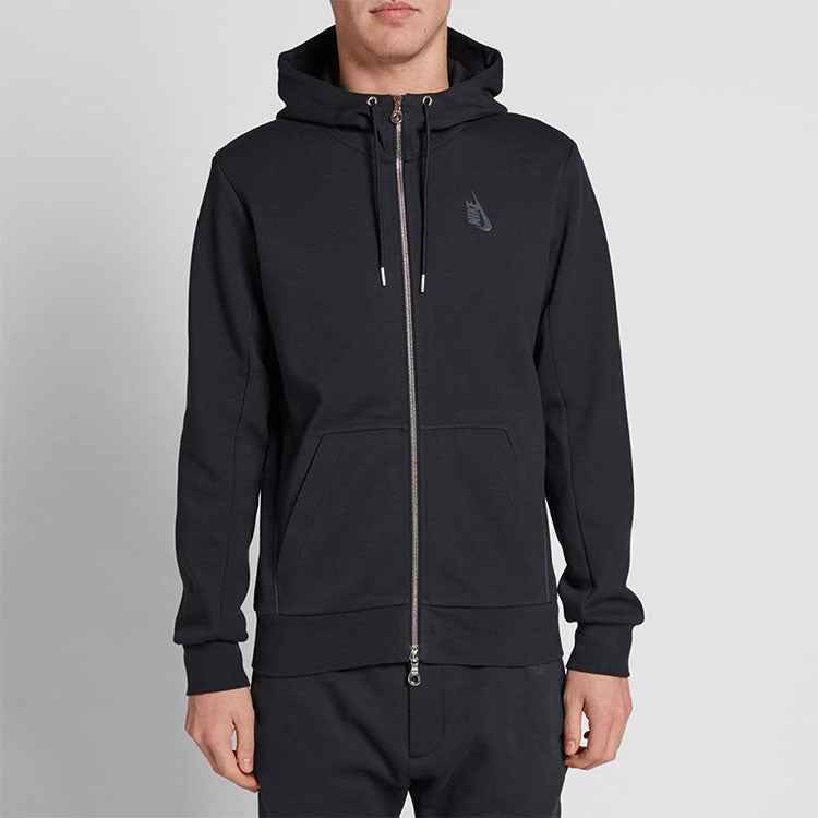 Men's Nike Casual Sports Hooded Jacket 'Black' 823673-010