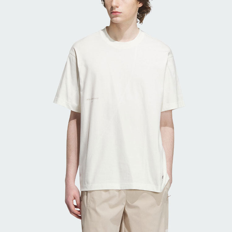 adidas Sportswear Lounge Graphic T-Shirts 'White' IP4979