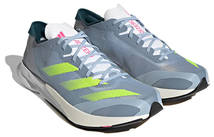 adidas Adizero Adios 8 Shoes 'Wonder Blue Lucid Lemon' H03615