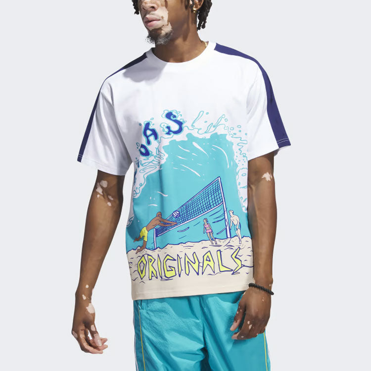 adidas Beach Sports Art Tee 'White' IN4777