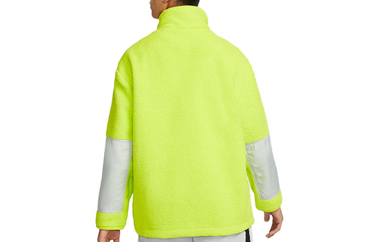 Nike SS22 Full-length zipper Cardigan Fleece Jacket Green DD5022-345