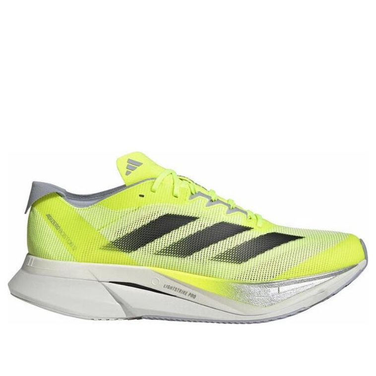 adidas Adizero Boston 12 'Lucid Lemon Core Black Silver Metallic' JQ2553