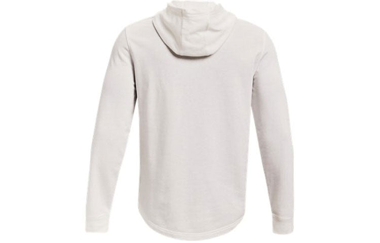 Under Armour Rival Terry Logo Hoodie 'White Black' 1361559-112
