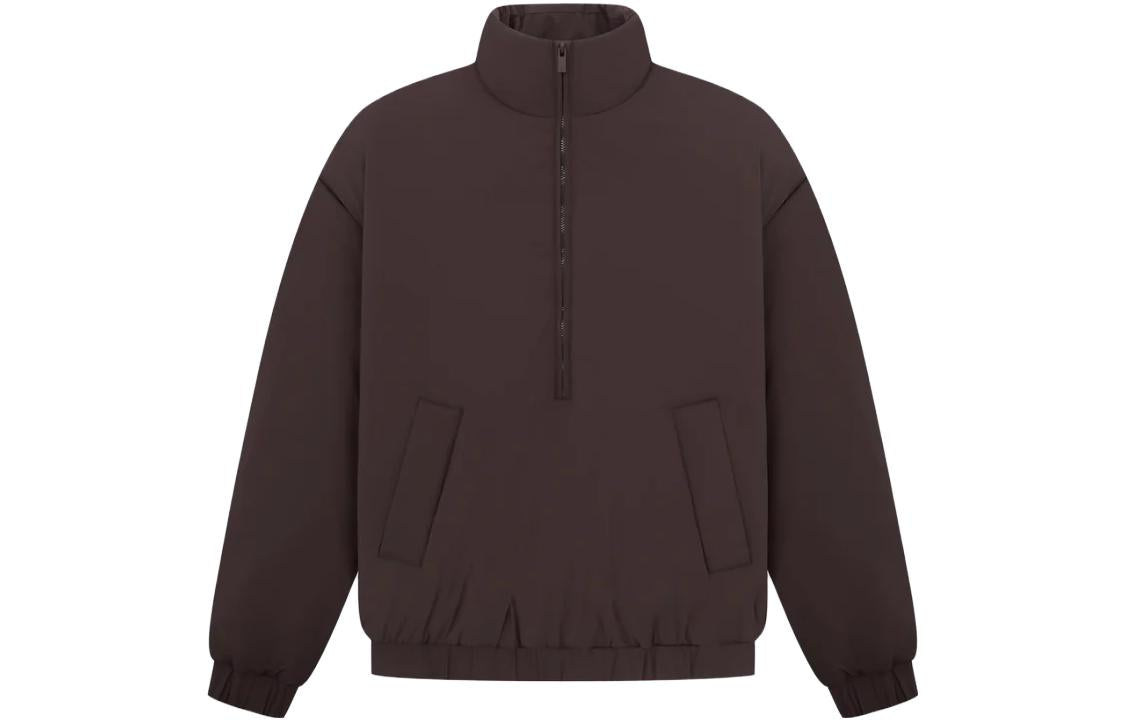 Fear of God Essentials SS23 Nylon Puffer Jacket 'Plum' FOG-SS23-032