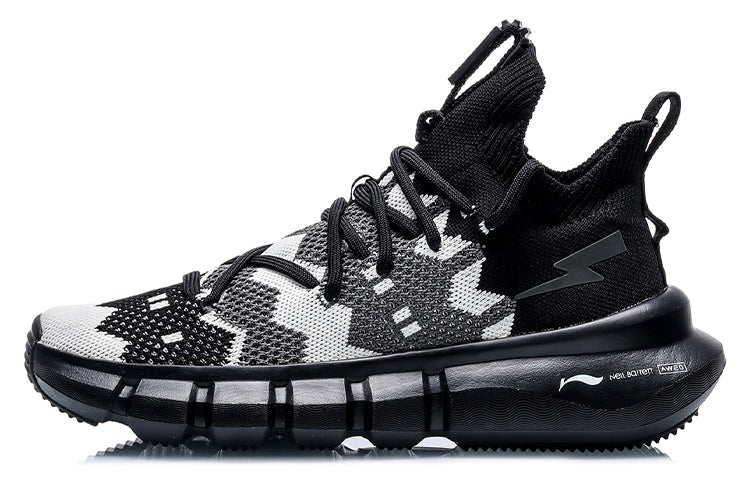 (WMNS) Li-Ning Essence 2.3 x Neil Barret 'Black White' AGBQ128-2