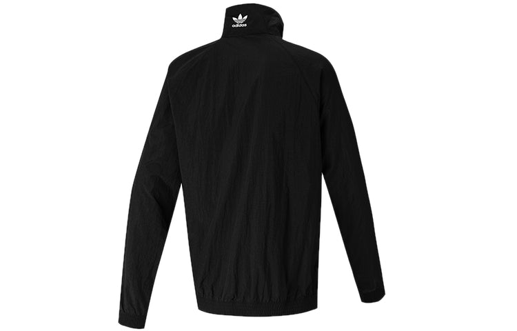 adidas originals ATM TT Stand Collar Athleisure Casual Sports Jacket Black GT9720