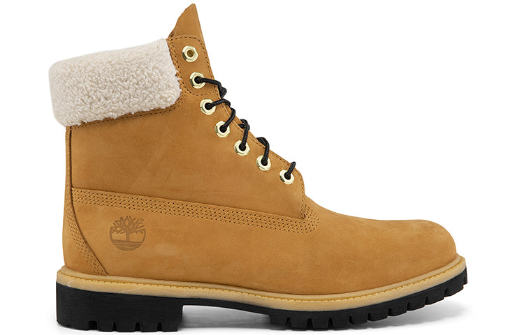 (WMNS) Timberland 6 Inch Premium Shearling Boots 'Wheat Nubuck' A2GMD