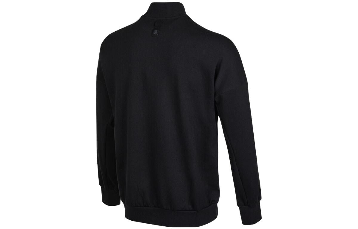 Men's adidas Martial Arts Series Stand Collar Sports Jacket Black HE5120