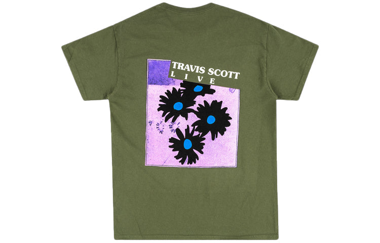 Travis Scott Unisex Cactus Jack Astroworld Printing Green TC-41