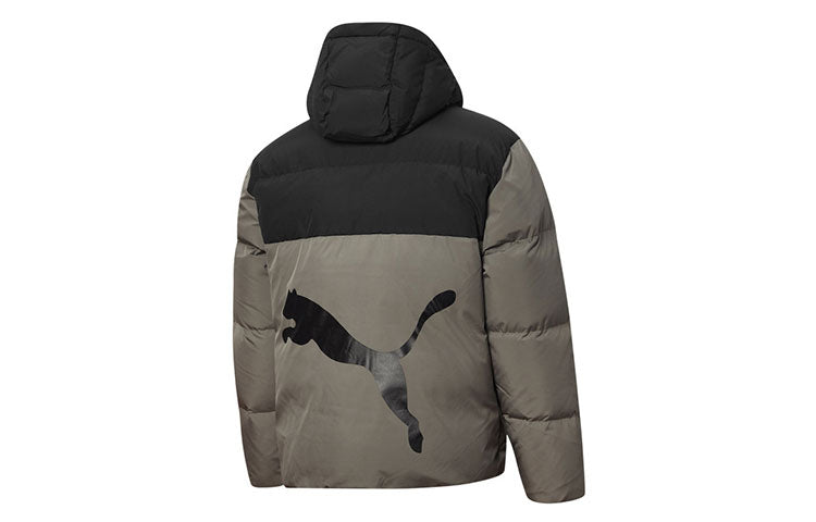 PUMA Puffer Down Jacket 'Olive Green Black' 530695-42