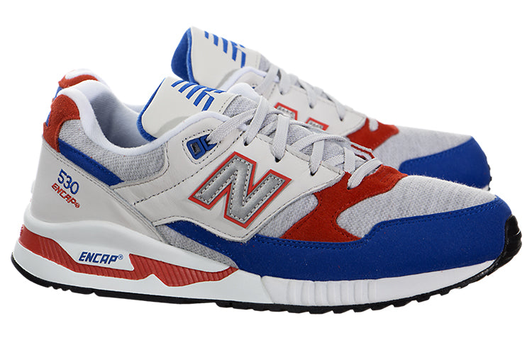 New Balance 530 Series Wear-resistant Non-Slip Low Tops Casual White Blue M530CKA
