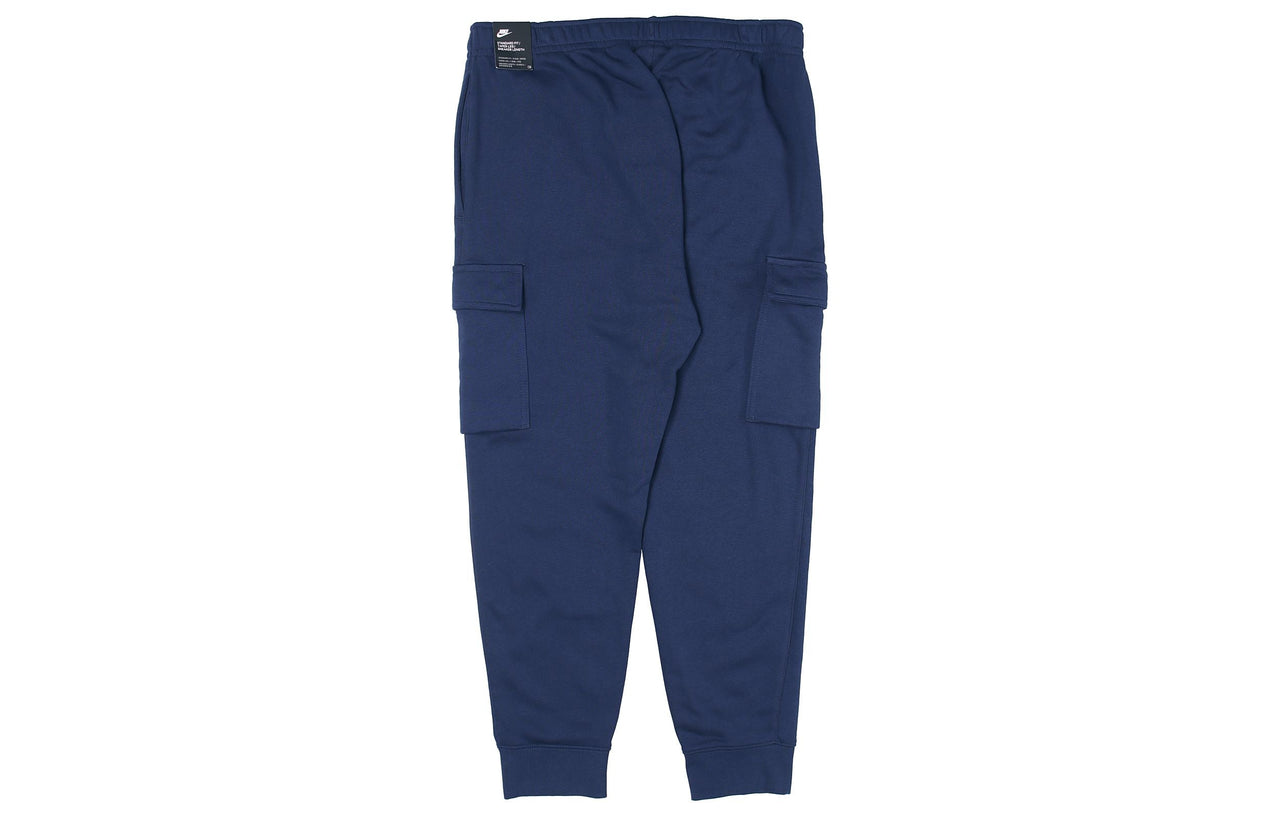 Nike Sportswear Club Fleece Cargo Stay Warm Bundle Feet Sports Long Pants Royal blue CD3130-410