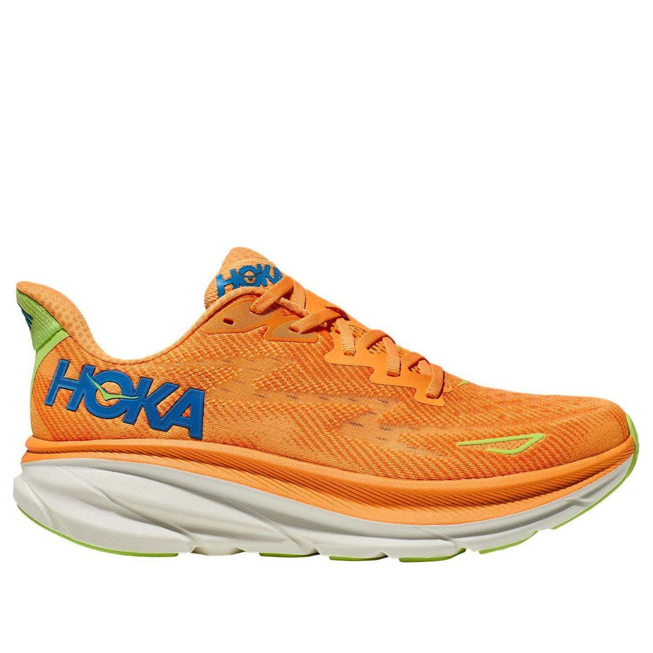 HOKA ONE ONE Clifton 9 2E Wide 'Solar Flare Lettuce' 1132210-SLRL
