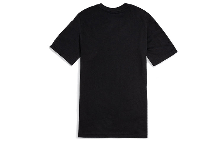 adidas originals 3 Bands Logo Printing Short Sleeve Men's Black ED6116