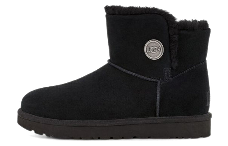 (WMNS) UGG Mini Bailey Snaps 'Black' 1127352-BLK