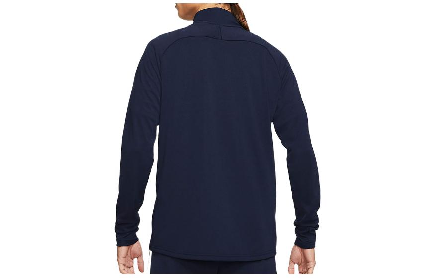 Men's Nike DRI-FIT ACADEMY Logo Printing Long Sleeves Dark Blue T-Shirt CW6111-451