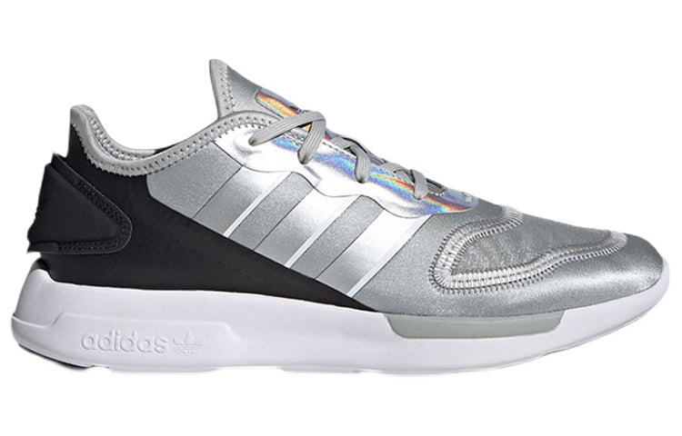 (WMNS) adidas ZX 2K Florine 'Silver Metallic Black' FW0143